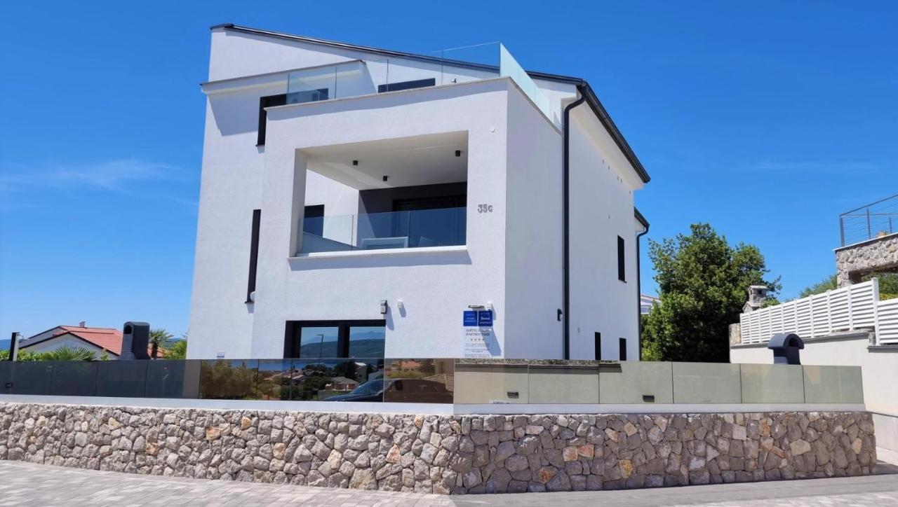 Bartol Luxury Apartments Krk Croatia, With Own Hot Tub - Whirlpool Krk Town Eksteriør billede